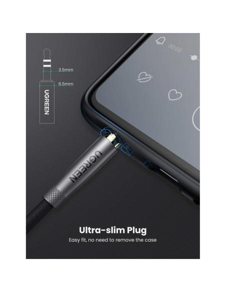 Cable de Audio UGREEN 3.5mm Macho a Macho 0.91m Hi-Fi Cable de Audio UGREEN 3.5mm Macho a Macho 0.91m Hi-Fi