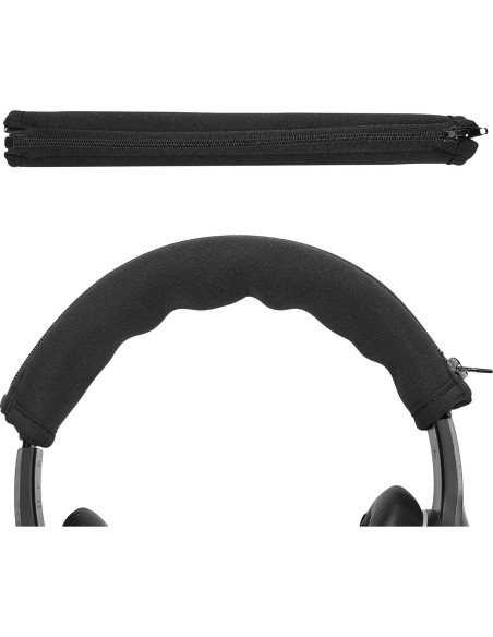 Cubierta de Diadema KWmobile para Auriculares AudioTechnica - Neopreno Negro Cubierta de Diadema KWmobile para Auriculares AudioTechnica - Neopreno Negro