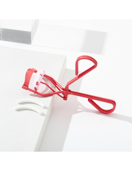 Rizador de Pestañas Uranian con Peine y 2 Almohadillas de Silicona Rizador de Pestañas Uranian con Peine y 2 Almohadillas de Silicona