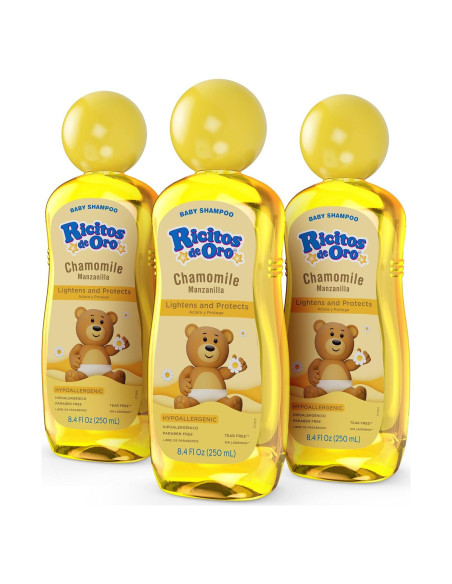 Champú para Bebés Ricitos de Oro Manzanilla 248 ml 3-Pack Champú para Bebés Ricitos de Oro Manzanilla 248 ml 3-Pack