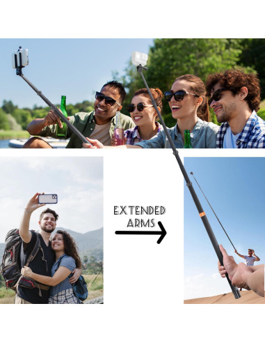 Palo de Selfie Extensible Loiezuir 3M para Insta360 X3/X2