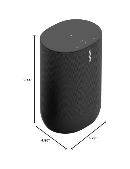 Altavoz Portátil Sonos Move Negro - Bluetooth, 11h Batería Altavoz Portátil Sonos Move Negro - Bluetooth, 11h Batería