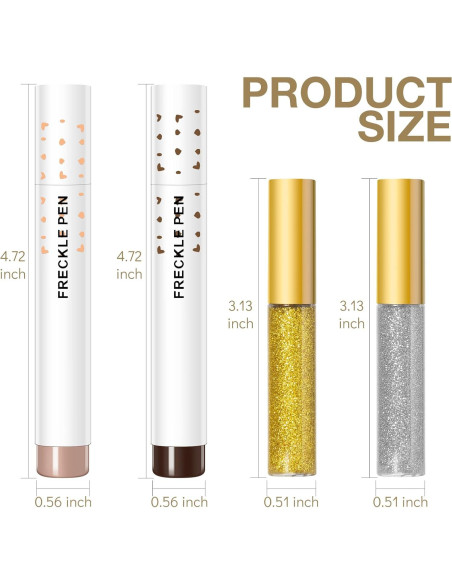 Bolígrafo de Pecas Wugbc 4 Colores Brillantes a Prueba de Agua Bolígrafo de Pecas Wugbc 4 Colores Brillantes a Prueba de Agua