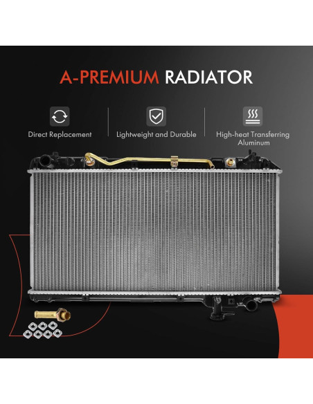 Radiador de Refrigerante A-Premium para Toyota RAV4 1996-1997 Radiador de Refrigerante A-Premium para Toyota RAV4 1996-1997