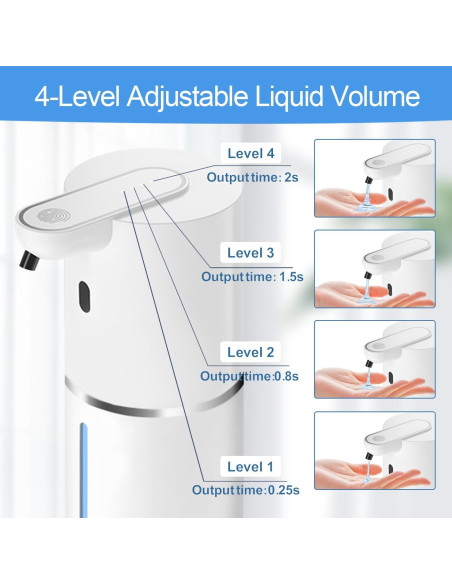 Dispensador Automático de Jabón Líquido Sylfu 380ml Sin Contacto Dispensador Automático de Jabón Líquido Sylfu 380ml Sin Contacto