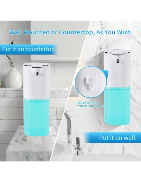 Dispensador de Jabón Espumoso Automático Wisekoti P9 Recargable Dispensador de Jabón Espumoso Automático Wisekoti P9 Recargable
