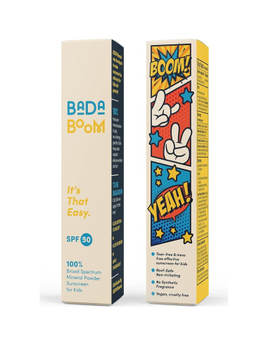 Protector Solar Mineral en Polvo Bada Boom SPF 50 para Niños