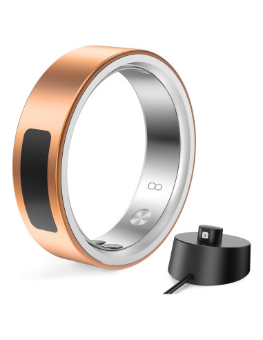 Anillo Inteligente MUNBYN 8 para Salud y Fitness, Oro Rosa