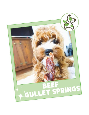 Masticables Naturales para Perros Nature Gnaws Gullet de Res 6 Unidades