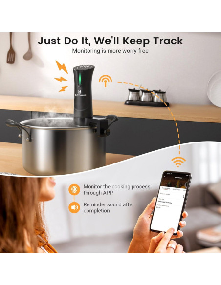 Máquina Sous Vide BLITZHOME 1100W Control WiFi 15L Acero Inoxidable Máquina Sous Vide BLITZHOME 1100W Control WiFi 15L Acero Inoxidable