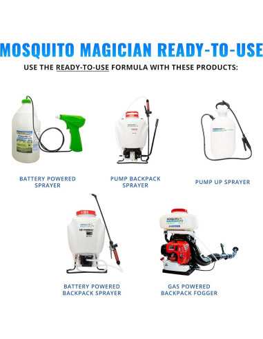 Solución Líquida Mosquito Magician 7.57L - Mata Mosquitos y Pulgas