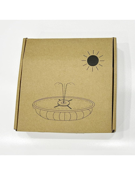 Bomba de Fuente Solar SZMP 1.8W con 9 Boquillas y 3m Cable Bomba de Fuente Solar SZMP 1.8W con 9 Boquillas y 3m Cable