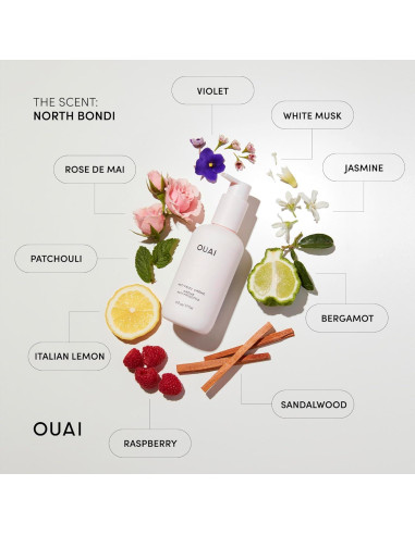 OUAI Set Anti-Frizz para Cabello Fino - Champú y Acondicionador
