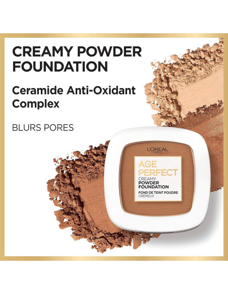 Base en Polvo Cremosa L'Oreal Paris Age Perfect 320 Beige Cálido 8.8g Base en Polvo Cremosa L'Oreal Paris Age Perfect 320 Beige Cálido 8.8g