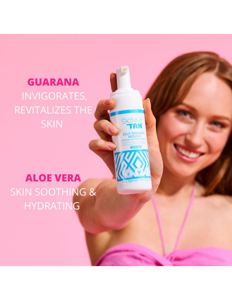 Mousse Autobronceador Skinny Tan - Fórmula Larga Duración 142g Mousse Autobronceador Skinny Tan - Fórmula Larga Duración 142g