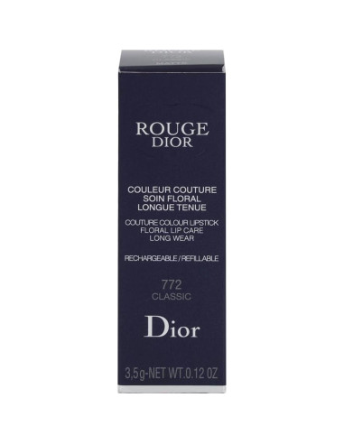 Labial Mate Dior Christian Rouge Couture 772 Clásico 3.4g