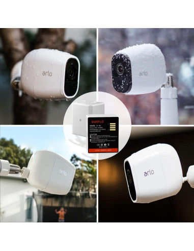 Paquete de 2 Baterías Recargables Arlo BURFLO 4800mAh
