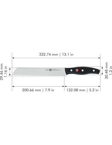 Cuchillo de Pan ZWILLING Twin Signature 20.32 cm Afilado Cuchillo de Pan ZWILLING Twin Signature 20.32 cm Afilado