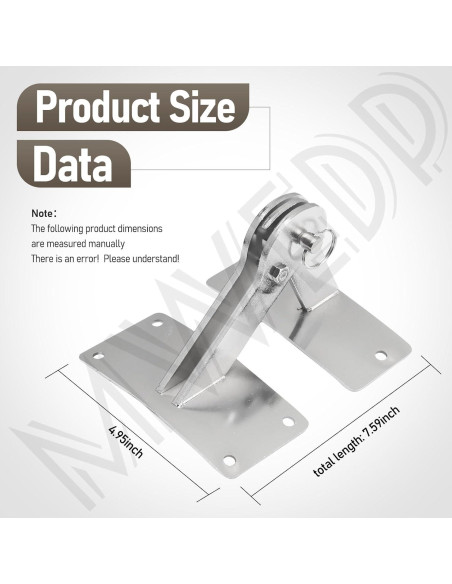 Kit de Junta de Bisagra Acero Inoxidable MWEDP para Weber 18.5/22.5 Kit de Junta de Bisagra Acero Inoxidable MWEDP para Weber 18.5/22.5