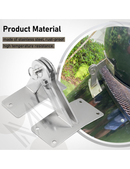 Kit de Junta de Bisagra Acero Inoxidable MWEDP para Weber 18.5/22.5 Kit de Junta de Bisagra Acero Inoxidable MWEDP para Weber 18.5/22.5