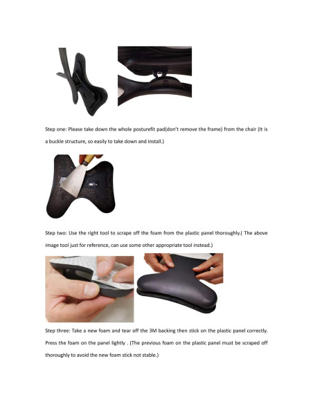 Almohadilla de Espuma para Silla Herman Miller Aeron MingYi Almohadilla de Espuma para Silla Herman Miller Aeron MingYi