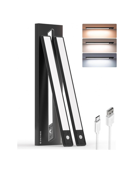 Iluminación Bajo Gabinete Inalámbrica AMETHEUS 36.83cm 2PCS LED Iluminación Bajo Gabinete Inalámbrica AMETHEUS 36.83cm 2PCS LED