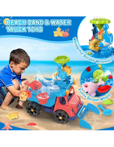 Mesa de Agua Wideland Camión Volquete para Niños 3+ Años