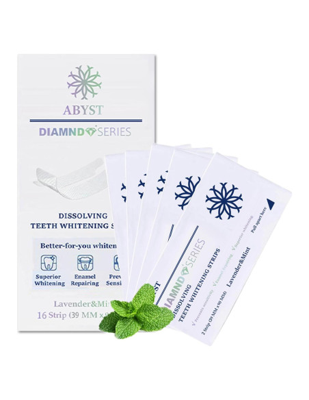 Tiras Blanqueadoras ABYST 16 Ct para Dientes Sensibles Tiras Blanqueadoras ABYST 16 Ct para Dientes Sensibles