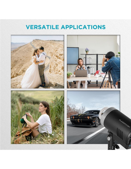 Flashpoint XPLOR 300 Pro TTL Monoluz Portátil 300Ws Flashpoint XPLOR 300 Pro TTL Monoluz Portátil 300Ws