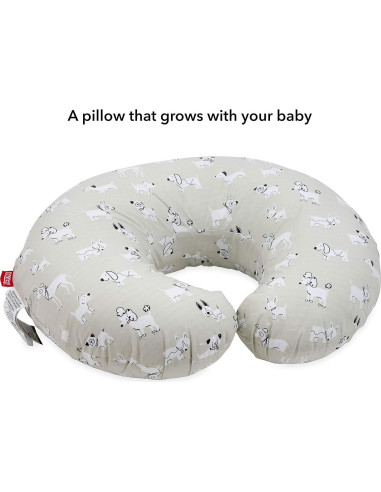 Almohada de Soporte para Lactancia Nuby Verde Estampado Perro