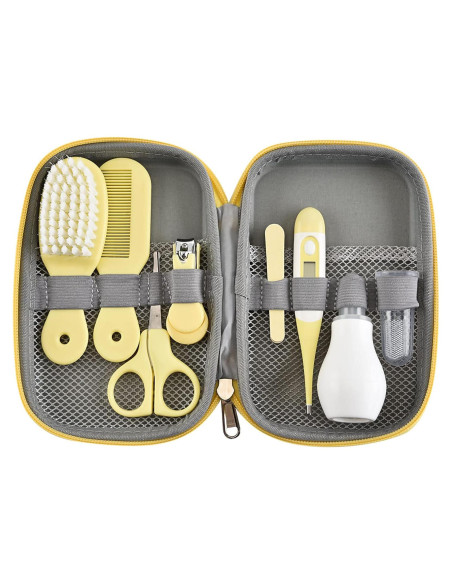 Kit de Aseo para Bebés Plplaaoo 8 en 1 - Amarillo Kit de Aseo para Bebés Plplaaoo 8 en 1 - Amarillo