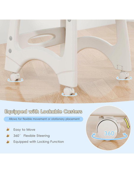 Silla Alta 6 en 1 para Bebés Azul - Convertible con Mesa Silla Alta 6 en 1 para Bebés Azul - Convertible con Mesa