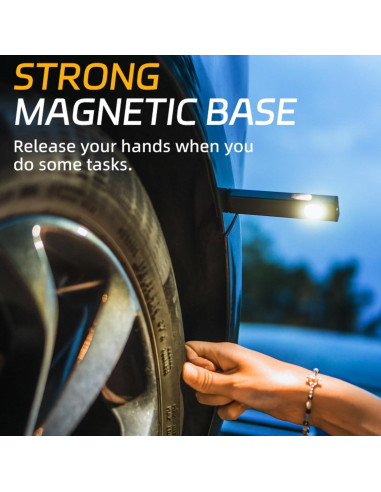 Linterna Recargable Lexall LED 600 Lúmenes Portátil 1 pc