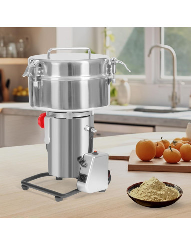 Molino de Granos Eléctrico Ahulin 4500g 5000W Acero Inoxidable