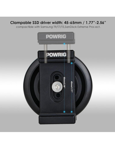 Soporte Magnético para SSD Samsung T5/T7/T9 - POWRIG