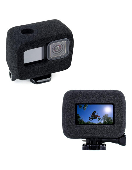 Cubierta Windslayer GEPULY para GoPro Hero 9 10 11 12 13 - Reducción Ruido Cubierta Windslayer GEPULY para GoPro Hero 9 10 11 12 13 - Reducción Ruido