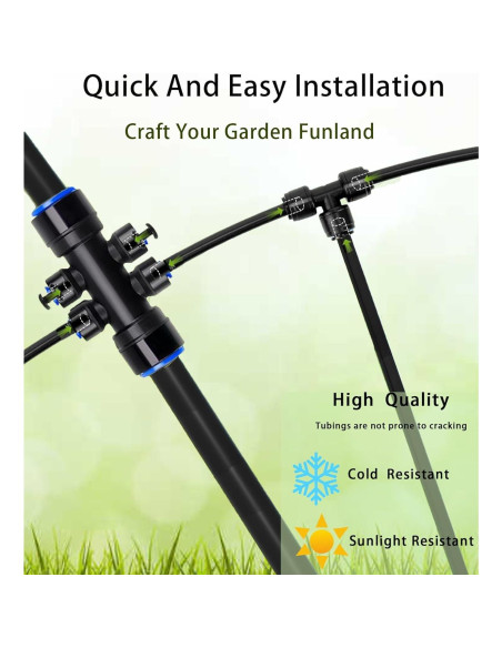 Kit de Riego por Goteo ASTAY 10M para Jardines y Invernaderos Kit de Riego por Goteo ASTAY 10M para Jardines y Invernaderos