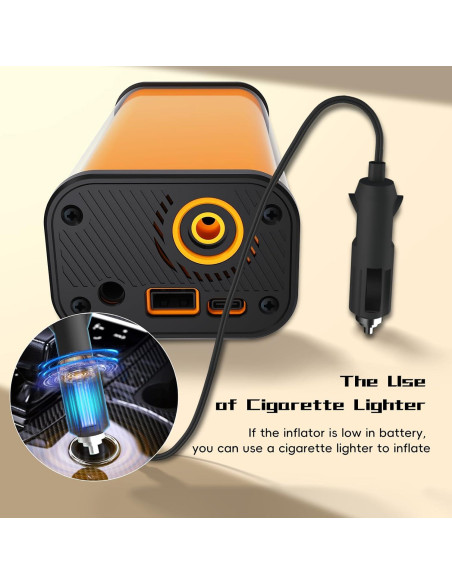 Compresor de Aire Portátil Treillage Tale 8017 150 PSI con Luz LED Compresor de Aire Portátil Treillage Tale 8017 150 PSI con Luz LED