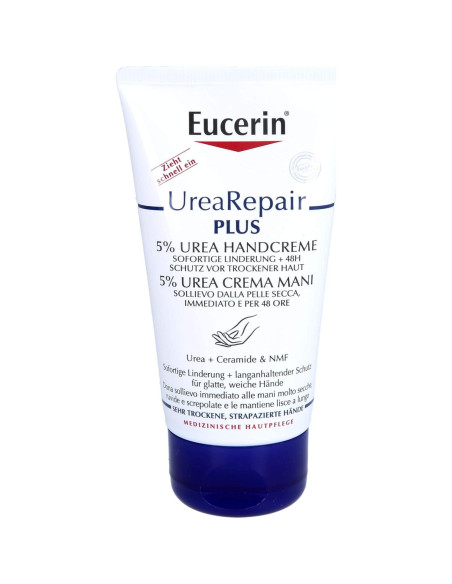 Crema de Manos Eucerin 5% Urea 75ml - Hidratante y Reparadora Crema de Manos Eucerin 5% Urea 75ml - Hidratante y Reparadora