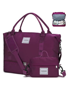 Bolsa de Fin de Semana WOOMADA para Mujeres - Púrpura