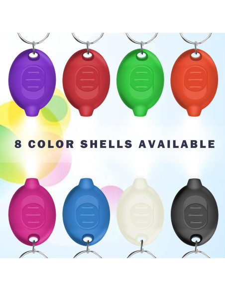 Linternas LED de Llavero Daemson 8-Pack Luz Blanca Compactas Linternas LED de Llavero Daemson 8-Pack Luz Blanca Compactas