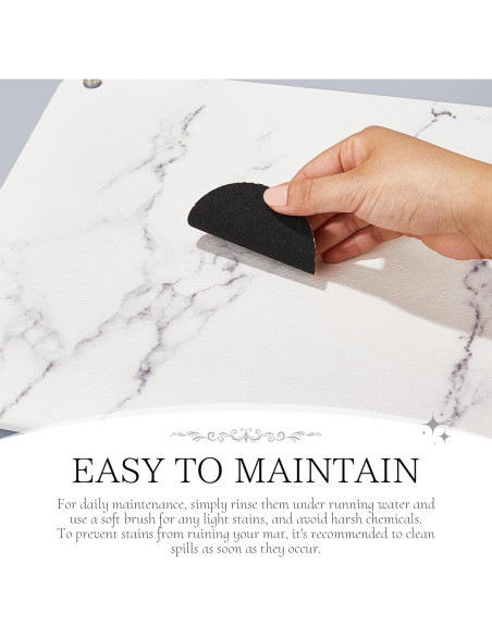 Alfombrilla de Secado Rápido Amviner de Diatomita 40x30cm Mármol Alfombrilla de Secado Rápido Amviner de Diatomita 40x30cm Mármol