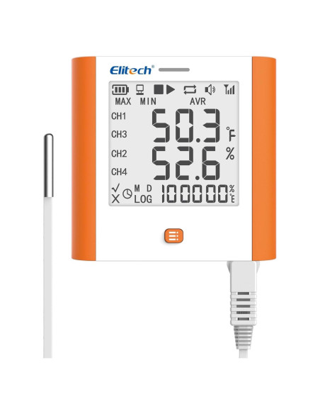 Registrador Digital de Temperatura y Humedad Elitech GSP-8 Registrador Digital de Temperatura y Humedad Elitech GSP-8