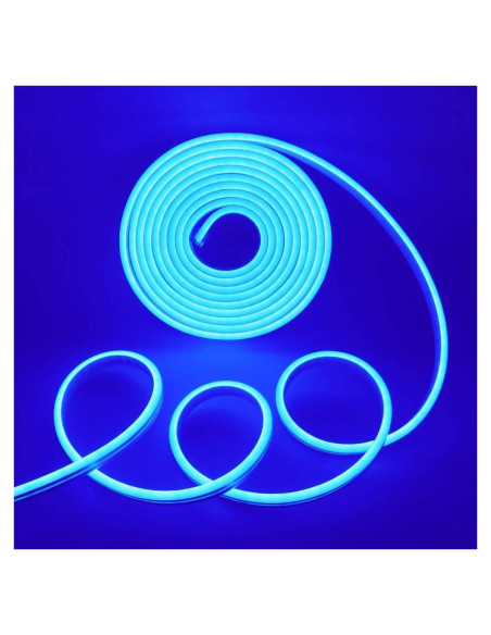 Tira de Luz Neón LED XUNATA 5m Azul 600 LEDs DC 12V Tira de Luz Neón LED XUNATA 5m Azul 600 LEDs DC 12V
