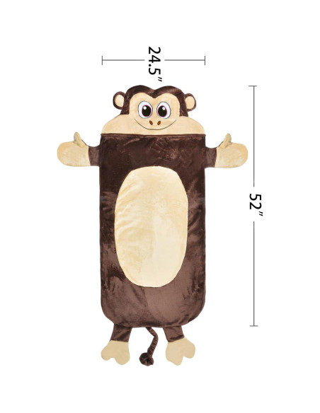 Manta de Colas para Niños Catalonia Mono Súper Suave 147 cm Manta de Colas para Niños Catalonia Mono Súper Suave 147 cm