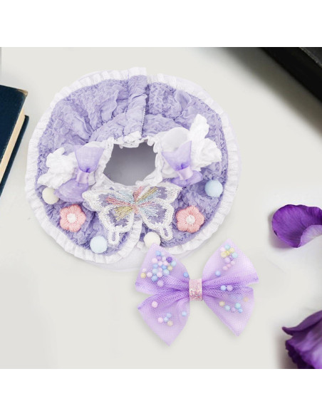 Conjunto de Ropa para Muñecas Lasuroa 2 Piezas Kawaii Púrpura Conjunto de Ropa para Muñecas Lasuroa 2 Piezas Kawaii Púrpura