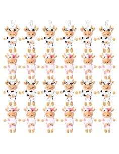 Llaveros de Vaca de Peluche Libima - 24 Pcs 15 cm