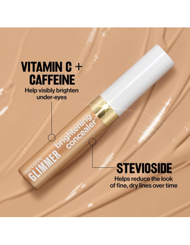 Corrector Iluminador Revlon Glimmer 125 - Maquillaje Líquido 8.8 ml
