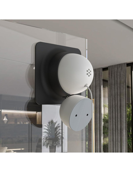 Funda de Silicona para G-oogle Nest Cam Interior 2da Gen Negra Funda de Silicona para G-oogle Nest Cam Interior 2da Gen Negra