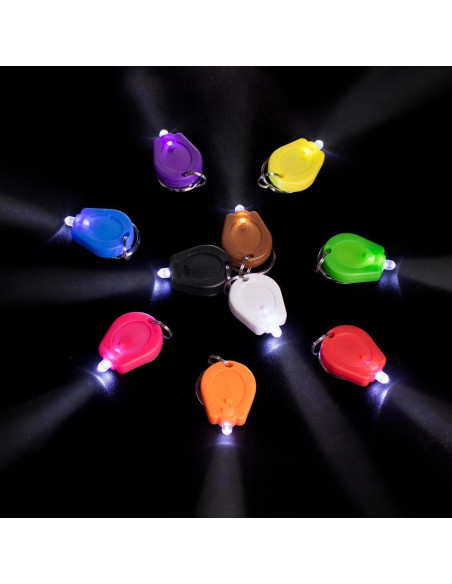 Paquete de 10 Linternas LED Mini RaySoar Multicolor Paquete de 10 Linternas LED Mini RaySoar Multicolor